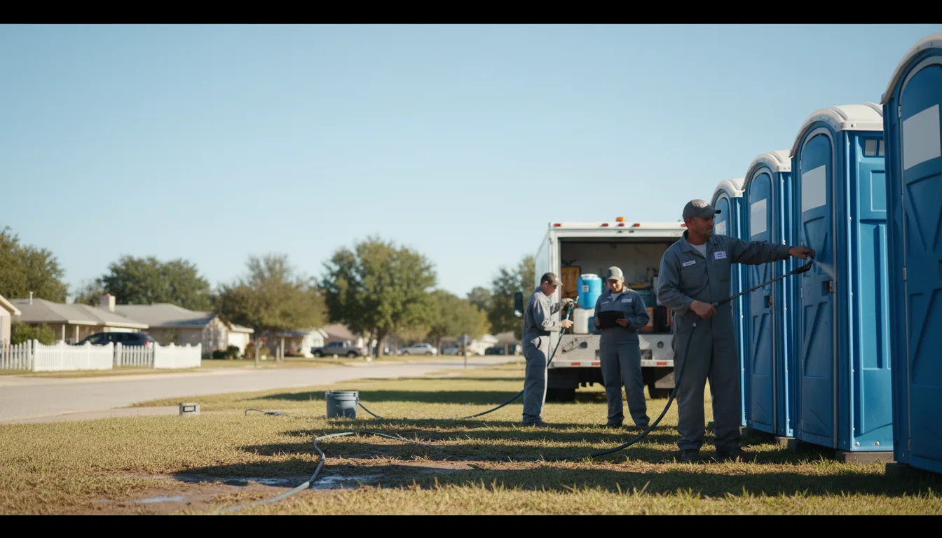Long-Term Portable Toilet Rental in Sumner, MI near me